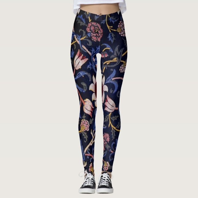 Evenlode, famous William Morris pattern, Leggings (Vorderseite)