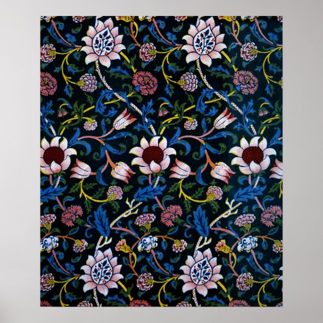 Evenlode von William Morris Poster (Vorne)