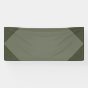Event-Banner für Moss Green Geometric Corners Banner