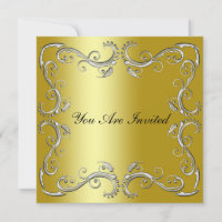 Event Corporate Jegliche Einladung Gold
