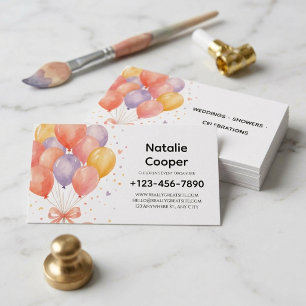 Event-Dekorateur, Party-Stylist, Event-Styling Visitenkarte