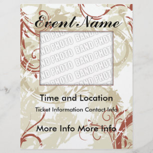 Event Floral Grunge Flyer