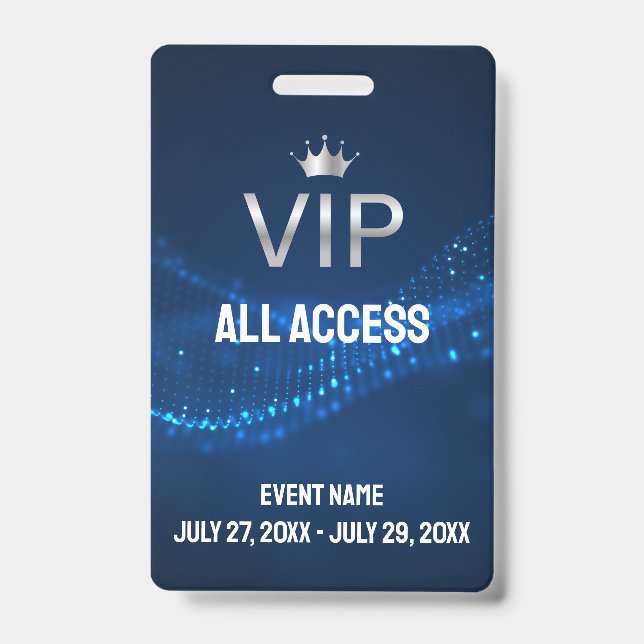 Event-Foto VIP All Access Pass Event Ausweis (Vorderseite)