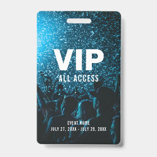 Event Foto VIP All Access Pass Event ID Ausweis