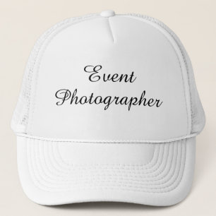 "Event Fotograf"-Hut Truckerkappe