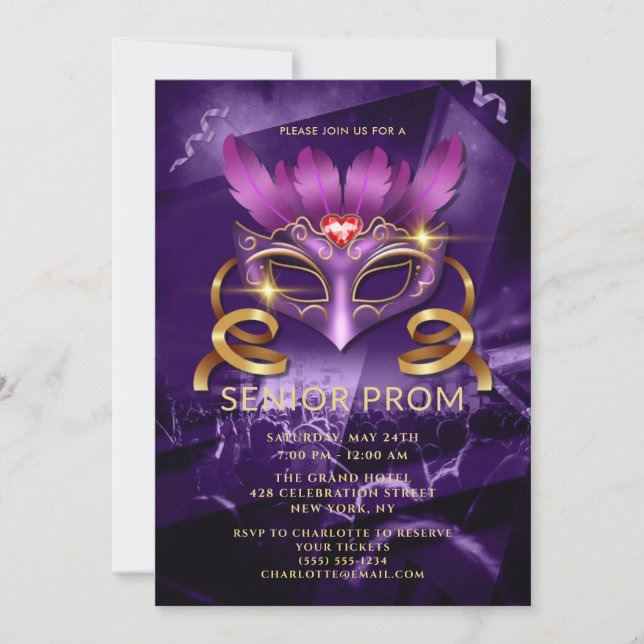 Event Gala-Party Einladung (Vorderseite)