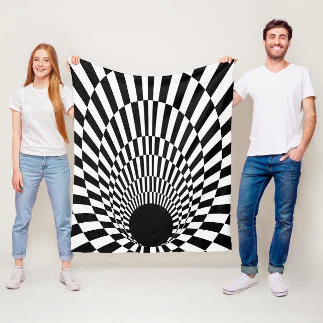 Event Horizon 3d Black hole Fleecedecke (Beispiel)