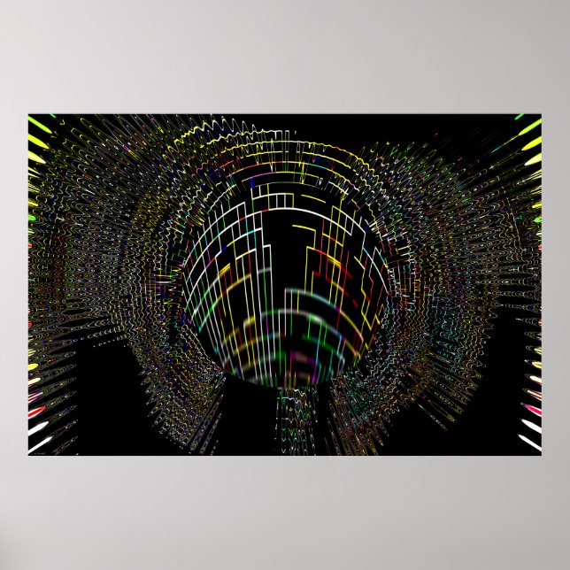 "Event Horizon" Black Hole Astronomie Print Poster (Vorne)