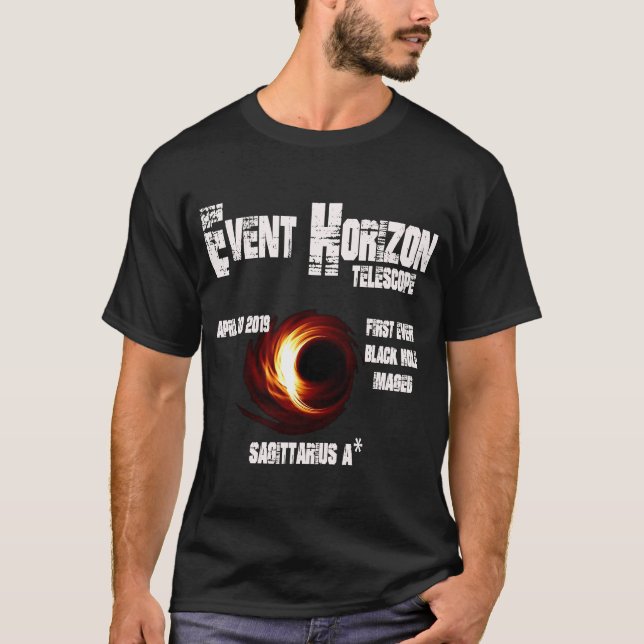 Event Horizon Telescope Sagittarier Black Hole T-Shirt (Vorderseite)