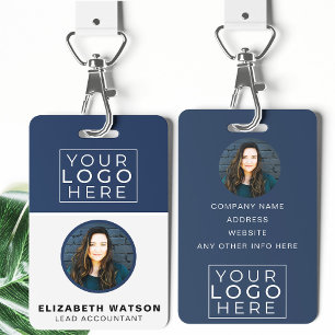 Event-ID individuelles Lanyard-Namensschild mit Fo Ausweis