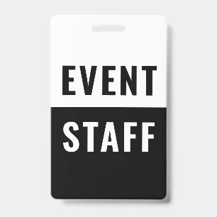 Event-Mitarbeiter-ID-Ausweis Ausweis