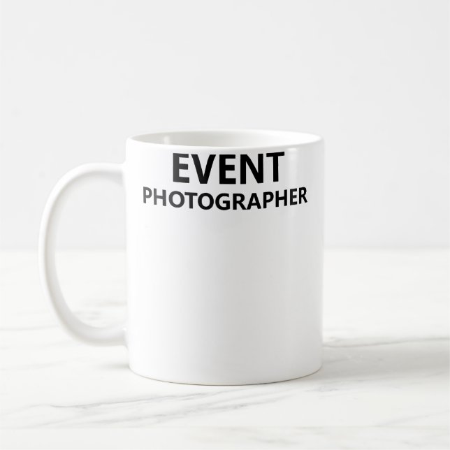 Event Photographer Official Staff Job Employee Pho Kaffeetasse (Links)