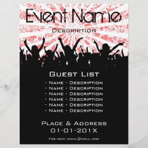 Event-Werbeaktion Flyer