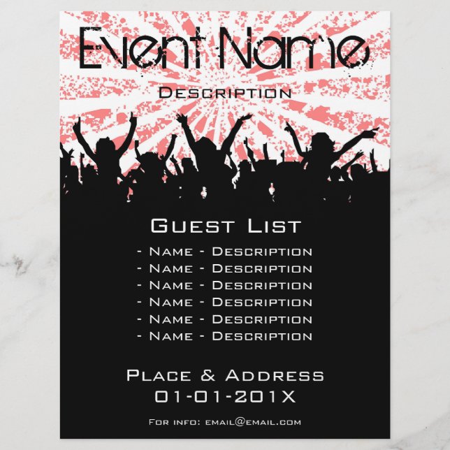 Event-Werbeaktion Flyer (Vorne)