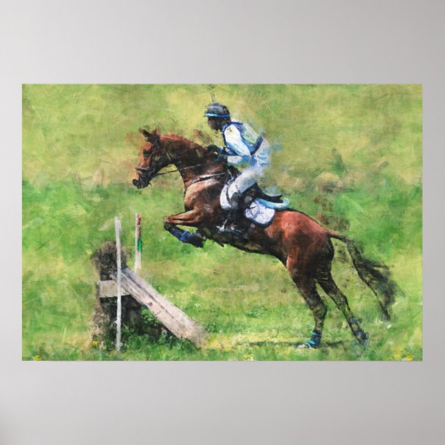 Eventer Springen Poster (Vorne)
