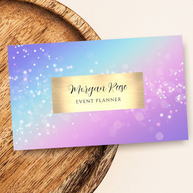 Eventplaner, Bokeh Star, QR Code, Visitenkarte (Von Creator hochgeladen)