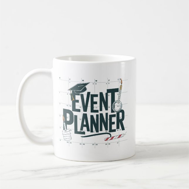 Eventplaner-Perfekt für organisierte Berufliche Ve Kaffeetasse (Links)