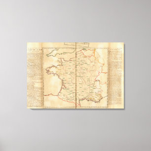 Eveque, Frankreich Leinwanddruck