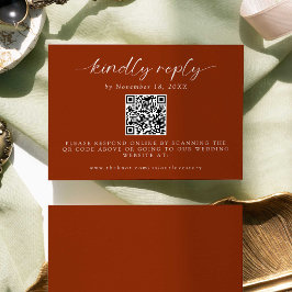 Ever after Wedding Minimal QR Code Kindly Antwort 