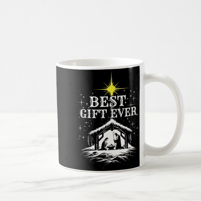 Ever Christmas Cool Jesus Nativity Scene Christian Kaffeetasse (Rechts)