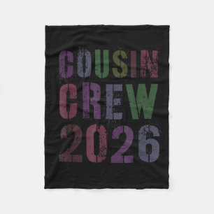 Ever Cousin Crew 2026 Boot Grafik Kunst Fleecedecke
