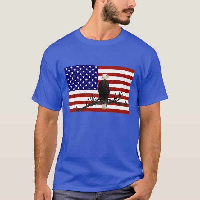 Ever Vigilant Bald Eagle T-Shirt (Vorderseite)