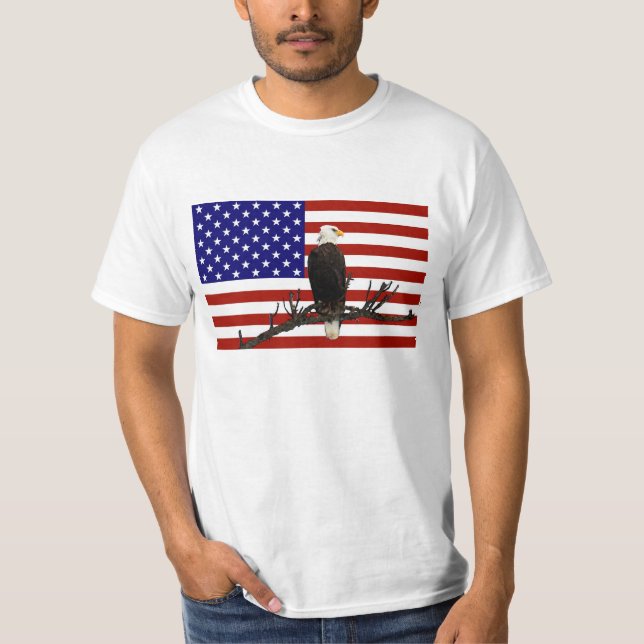 Ever Vigilant Bald Eagle T-Shirt (Vorderseite)