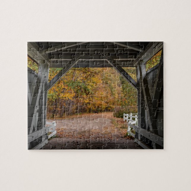 Everatt Road Covered Bridge Puzzle (Horizontal)