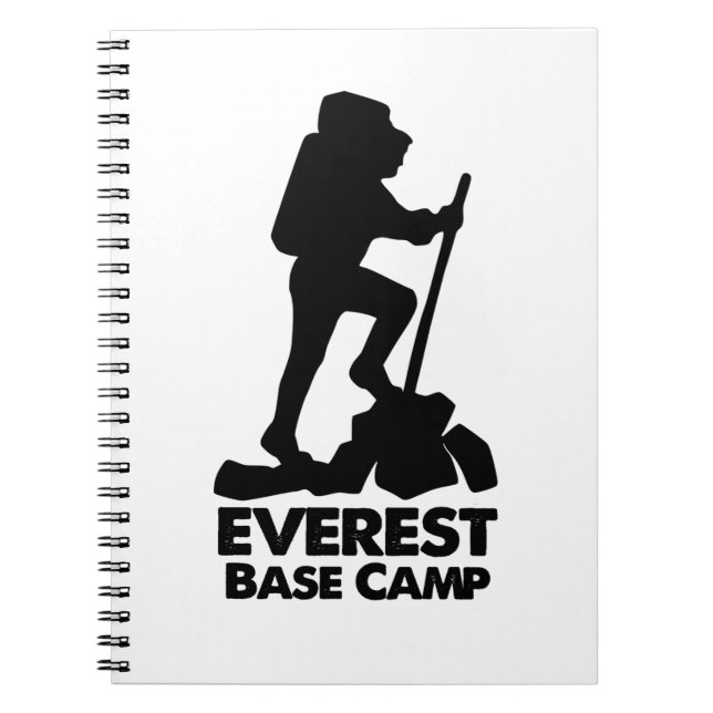Everest Base Camp-Notebook Notizblock (Vorderseite)