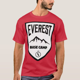 Everest Base Camp Schild Schwarz-Weiß Classic T T-Shirt