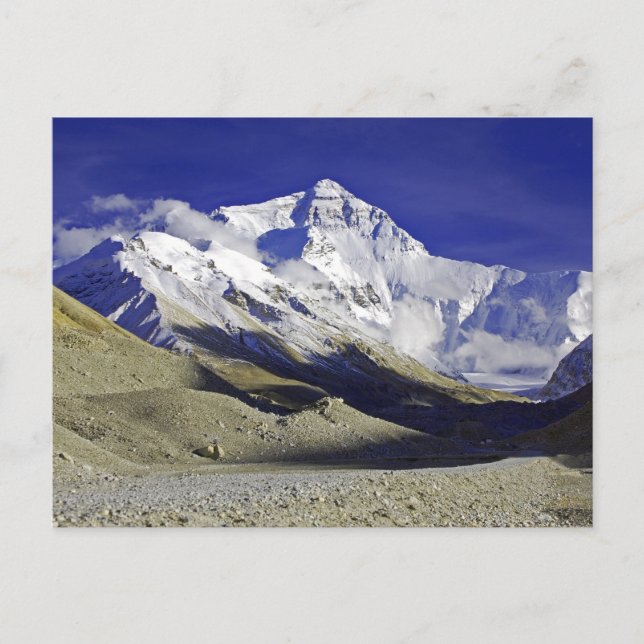 Everest Base Camp Tibet Postkarte (Vorderseite)