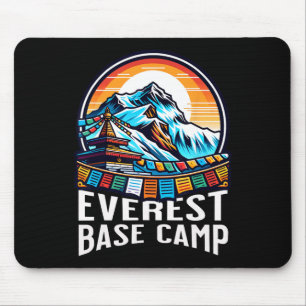 Everest-Basislager Gebetsflaggen Nepali Himalaya H Mousepad