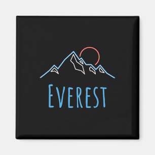 Everest - Bergsteiger Retro Wandern Noveltät Magnet