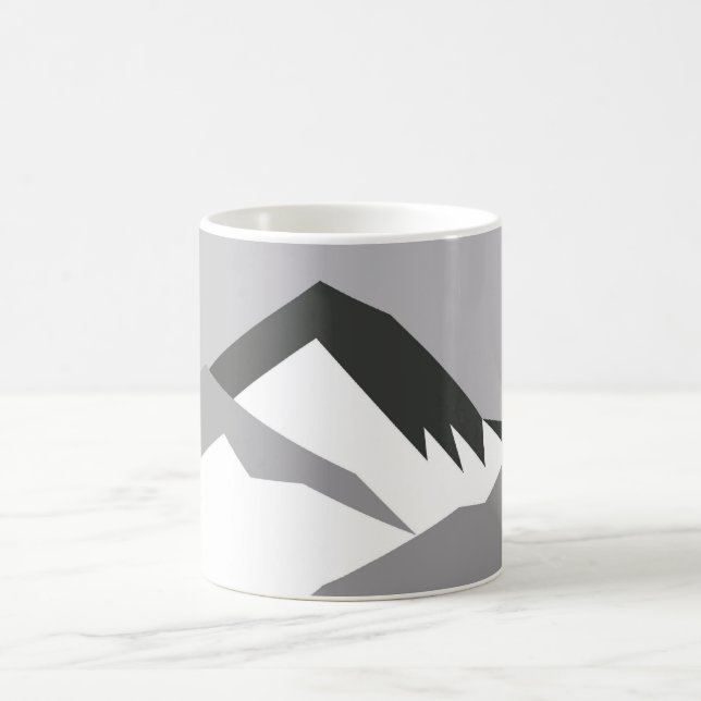 Everest Black - Kunstgalerie Auswahl Tasse (Mittel)