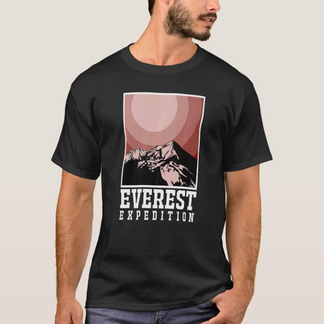 Everest-Expeditionen Bergforschung Abenteuer T-Shirt (Vorderseite)