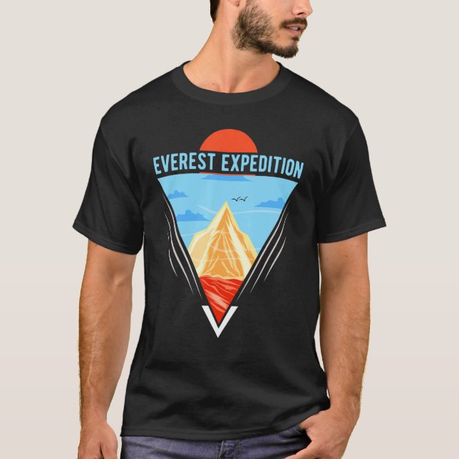 Everest Expeditionen Erkundungstouren durch die Be T-Shirt (Vorderseite)