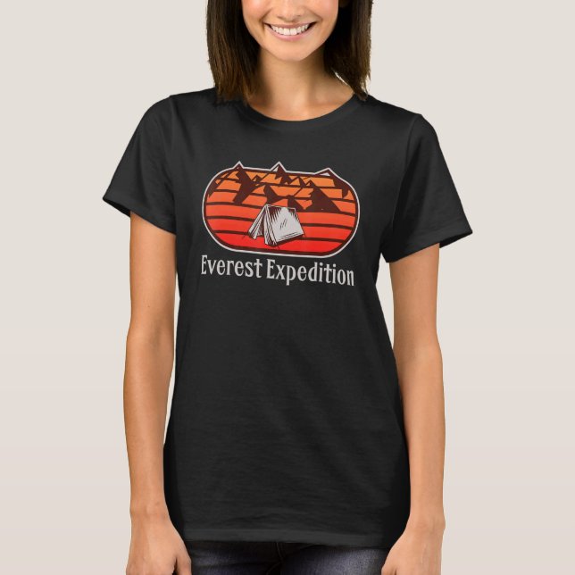 Everest Expeditions Mountain Exploration Adventure T-Shirt (Vorderseite)