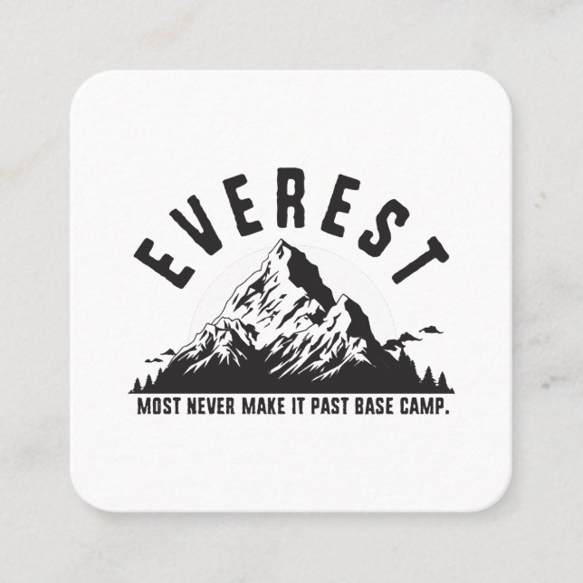 Everest Quadratische Visitenkarte (Vorderseite)