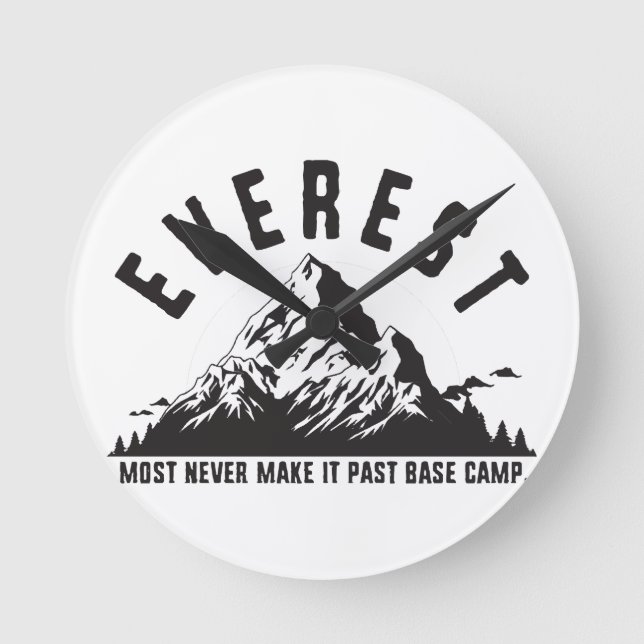 Everest Runde Wanduhr (Vorderseite)