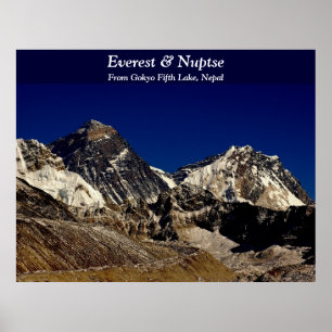 Everest und Nuptse Poster
