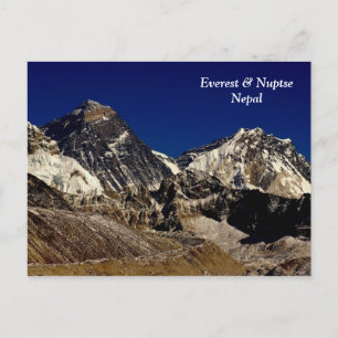 Everest und Nuptse Postkarte