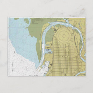 Everett Harbour Washington Puget Sound Postcard Postkarte