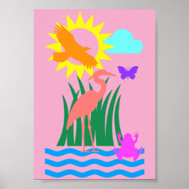 Everglade Kreaturen Poster