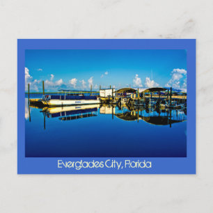 Everglades City, Florida, USA Postkarte