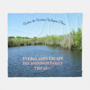 Everglades Landschaftsbild Fleecedecke