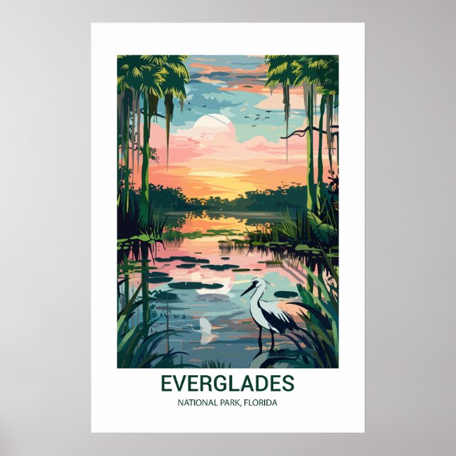 Everglades National Park Florida USA Poster (Vorne)