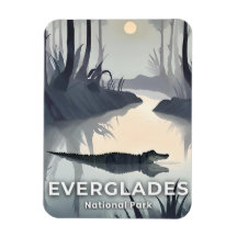 Everglades National Park | Wasserfarben-Alligator