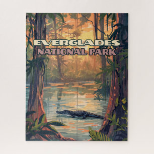 Everglades Nationalpark Alligator Sumpf Florida Puzzle