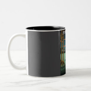 Everglades Nationalpark Florida bei Nacht  Zweifarbige Tasse