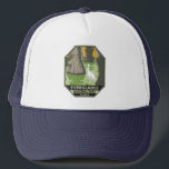 Everglades Nationalpark Florida Egret Vintag Truckerkappe<br><div class="desc">Everglades Vektorgrafik Design. Der Park besteht aus Mangroven an der Küste,  Sägerwiesen und Kiefernwäldern,  die für Hunderte von Tierarten Zuhause sind.</div>
